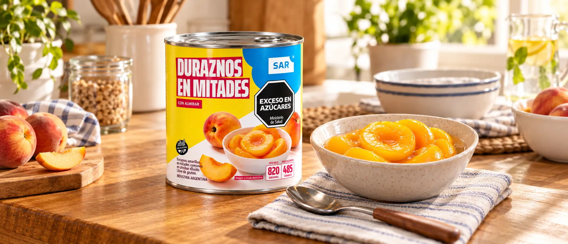 Duraznos en Mitades SAR