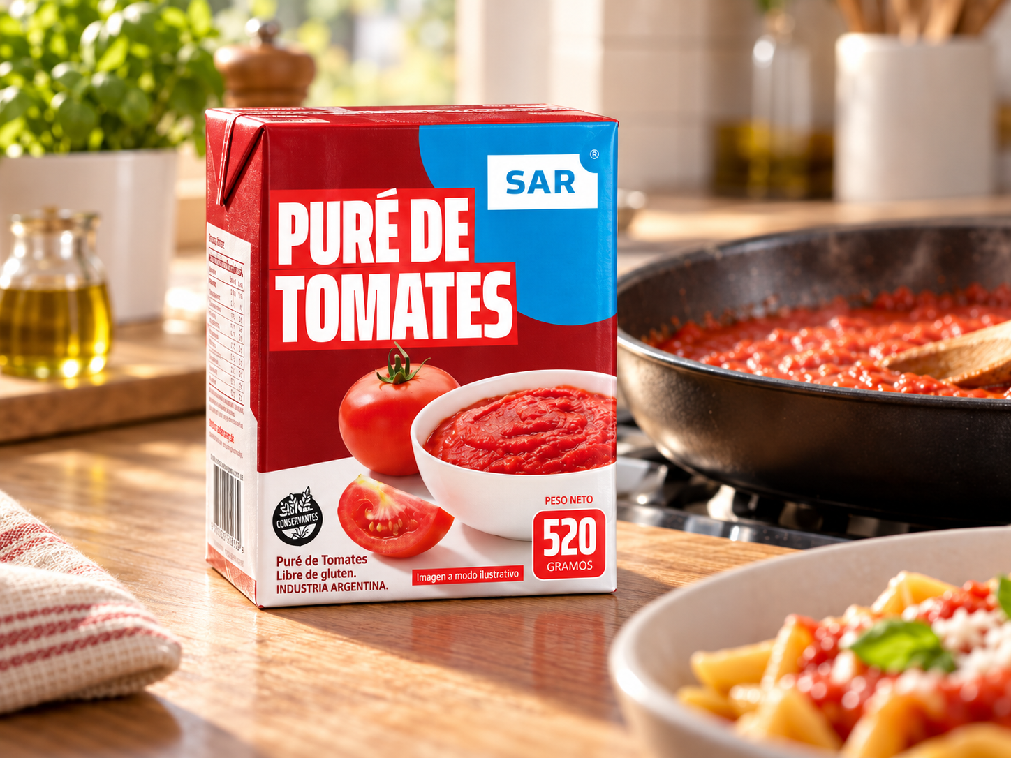 Puré de tomates SAR